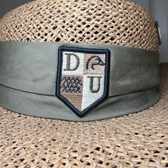 Ducks Unlimited Dorfman Style Co Panama Straw Hat with Pin - Picture 2 of 7